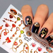 Fashion Nails, Слайдер дизайн - Metallic 47