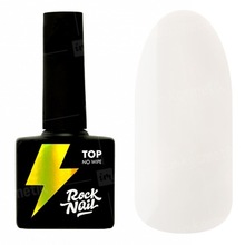 RockNail, Топ для гель-лака без липкого слоя - Milky Top No Wipe (10 мл)