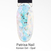 Patrisa Nail, Korean Gel Opal - Гель для дизайна с глиттером (5 гр.)