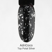 AdriCoco, Топ для гель-лака без липкого слоя - Potal (серебро, 8 мл)