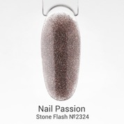 Nail Passion, Светоотражающий гель-лак - Stone Flash №2324 (10 мл)