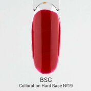BSG, Цветная жесткая база Colloration Hard №19 (20 мл)