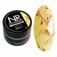 Nail Republic, База цветная камуфлирующая с сухоцветами - Sakura №203 (5 г)