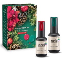 PNB, Set Off Two Bases Poinsettia & Mistletoe - Набор цветных баз (8мл+8мл)