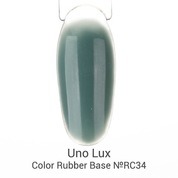 Uno Lux, Color Rubber Base - Цветное базовое покрытие №RC34 (8 г)