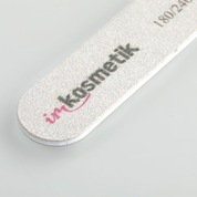 imkosmetik, Мини-пилка для ногтей ногтей на пластиковой основе овал, 180/240 (25 шт.уп)