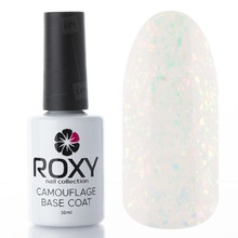 ROXY nail collection, Camouflage Base Coat - Камуфлирующее базовое покрытие с шиммером CBS7 (10 ml)