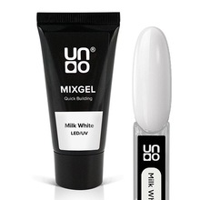 Uno, Полиакриловый камуфлирующий гель - Mixgel Milk White (30 г.)