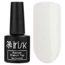 Irisk, Rubber French Top No Cleanser - Финиш каучуковый цветной без липкого слоя №22 Milky Opal (10 мл)
