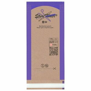 Steritimer, Пакеты для стерилизации комбинированные с QR-кодом (100х200 мм., 100 шт.)