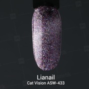 Lianail, Гель-лак светоотражающий кошачий глаз - Cat Vision ASW-433 №383 (10 мл)