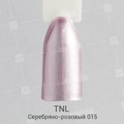 TNL, Гель-лак Metal effect №15 - Серебряно-розовый (10 мл.)