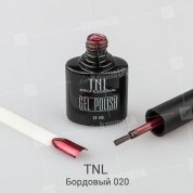 TNL, Гель-лак Metal effect №20 - Бордовый (10 мл.)