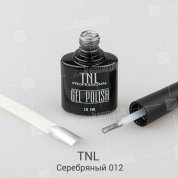 TNL, Гель-лак Metal effect №12 - Серебряный (10 мл.)