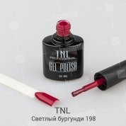 TNL, Гель-лак №198 - Светлый бургунди (10 мл.)