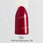 TNL, Гель-лак №198 - Светлый бургунди (10 мл.)