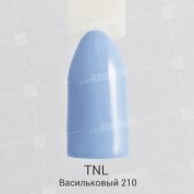 TNL, Гель-лак №210 - Васильковый (10 мл.) LED.