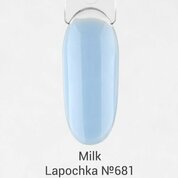 Milk, Гель-лак Lapochka - Baby Blue №681 (9 мл)