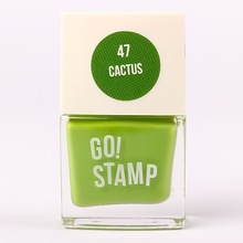 Go Stamp, Лак для стемпинга Cactus 47 (11 мл)