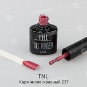 TNL, Гель-лак №237 - Карминово-красный (10 мл.)