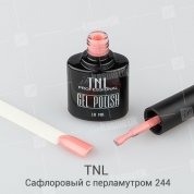 TNL, Гель-лак №244 - Сафлоровый с перламутром (10 мл.)