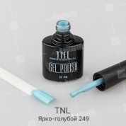 TNL, Гель-лак №249 - Ярко-голубой (10 мл.) LED