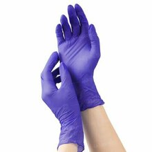 mediOk, Перчатки нитриловые неопудренные BS (фиолетовый, Размер S, 100 шт./50 пар)