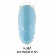 KIRA, Blizzard Base - База цветная с глиттером №3 (10 мл)
