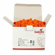 LUKAS, Шлифовальные колпачки оранжевые 150 грит (5 мм, 50 шт./упак.)