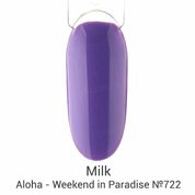 Milk, Гель-лак Aloha - Weekend in Paradise №722 (9 мл)
