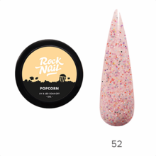 RockNail, Гель-краска Popcorn - Golden Raspberry №52 (5 г)