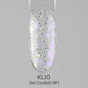 Klio Professional, Gel Confetti - Гель для дизайна №1 (5 г)