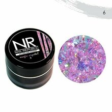 Nail Republic, Magic Crystal - Гель-краска с блестками №6 (5 гр)