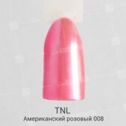 TNL, Гель-лак Glass effect - Зеркальный блеск №8 Американский розовый (10 мл.)