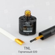 TNL, Гель-лак Glass effect - Зеркальный блеск №20 Горчичный (10 мл.)