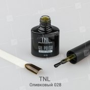 TNL, Гель-лак Glass effect - Зеркальный блеск №28 Оливковый (10 мл.)
