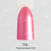 TNL, Гель-лак Glass effect - Зеркальный блеск №34 Персиковый (10 мл.)