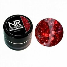 Nail Republic, Disco Shine - Гелевая краска с крупными шестигранниками №7 (7 мл)
