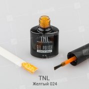 TNL, Гель-лак - Crack эффект №24 Желтый (10 мл.)