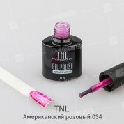 TNL, Гель-лак - Crack эффект №34 Американский розовый (10 мл.)