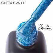 Serebro, Гель-лак светоотражающий «Glitter flash» №12 (11 мл)