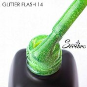 Serebro, Гель-лак светоотражающий «Glitter flash» №14 (11 мл)