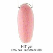 HIT gel, Гель-лак - Ice cream №02 (9 мл)