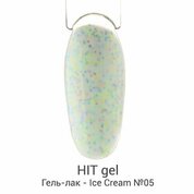 HIT gel, Гель-лак - Ice cream №05 (9 мл)