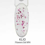Klio Professional, Flowers Gel - Гель с сухоцветами №4 (5 г)