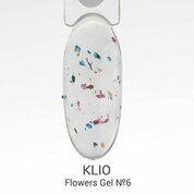 Klio Professional, Flowers Gel - Гель с сухоцветами №6 (5 г)
