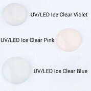 Zina, UV/LED Ice Clear Violet - Гель однофазный (15 г)