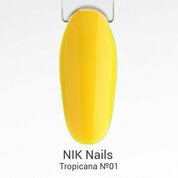 NIK nails, Tropicana - Гель-лак №01 (8 мл)