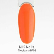 NIK nails, Tropicana - Гель-лак №02 (8 мл)