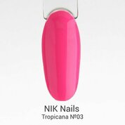 NIK nails, Tropicana - Гель-лак №03 (8 мл)